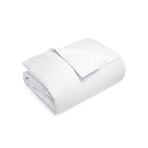 Édredon Asheville, bourre de duvet naturel, tissu extérieur en coton T233, double TG 86x98, 28 oz, blanc